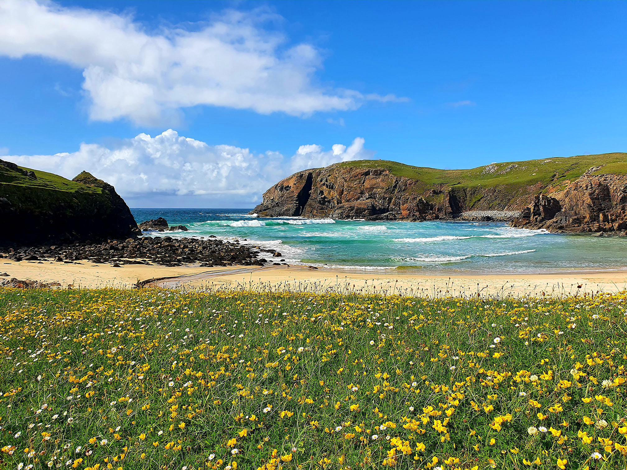 Dalbeg Beach Dawn Symes seaviewluxurypods.co.uk