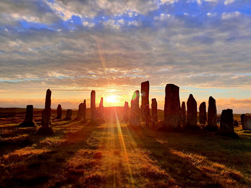 Callanish sunset Dawn Symes seaviewluxurypods.co.uk